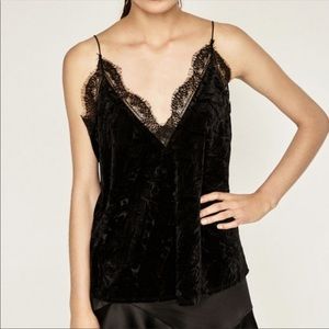 Zara Velvet Tank